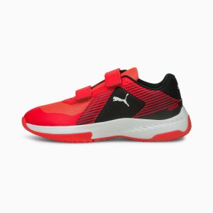 Puma Varion V Youth Zwart/Rood/Wit (106586-01)