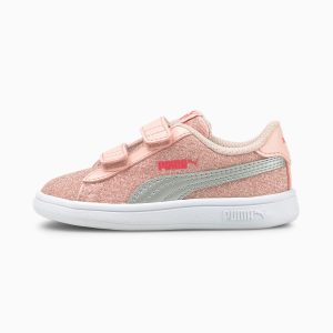 Puma Smash v2 Glitz Glam Zilver (367380-23)