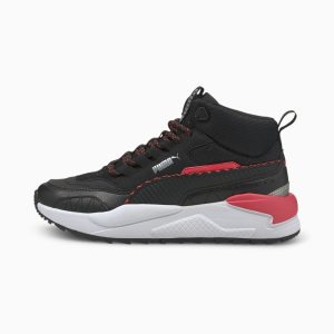 Puma X-Ray 2 Square Mid Winterised Zilver/Roze/Zwart (382653-03)