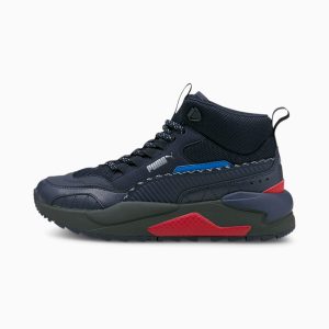 Puma X-Ray 2 Square Mid Winterised Blauw/Rood/Zilver (382653-01)