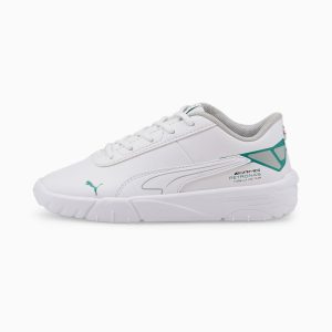 Puma Mercedes F1 Drift Cat Delta V motorsportschoenen kinderen Wit/Groen (306921-03)