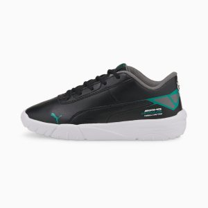 Puma Mercedes F1 Drift Cat Delta V motorsportschoenen kinderen Zwart/Groen (306921-04)