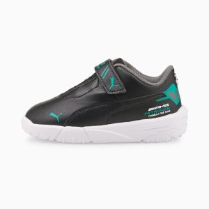 Puma Mercedes F1 Drift Cat Delta motorsportschoenen baby’s Zwart/Groen (306922-04)