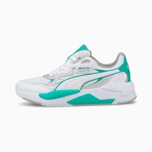 Puma Mercedes F1 X-Ray Speed motorsportschoenen Wit/Groen (307136-01)