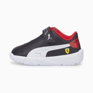 Puma Scuderia Ferrari Drift Cat Delta motorsportschoenen baby’s Wit/Zwart (306898-04)