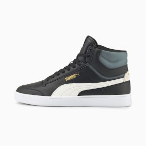 Puma Shuffle Mid Zwart/Grijs/Goud (380748-07)