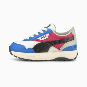 Puma Cruise Rider Silky kinderen Wit/Blauw (381865-02)