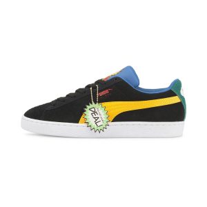 Puma Suede Garfield Dark Cheddar / Celandine / Vallarta Blue (384182-01)