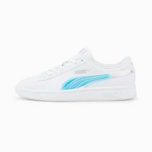Puma Smash v2 Holo Zilver/Wit (385574-01)