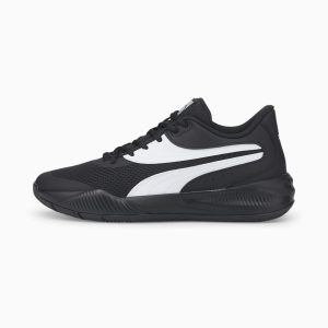 Puma Triple basketbalschoenen Wit/Zwart (376640-04)