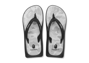 A Bathing Ape Havaianas Tradi Zori White Camo (001FWH231951XWHT)