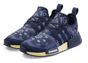 adidas NMD R1 Neighborhood Paisley Navy (GY4158)