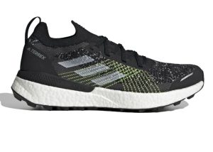 adidas Terrex Two Ultra Trail Core Black Solar Yellow (H69066)