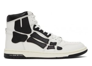 AMIRI Skel Top Hi White Black (MFS002 111)