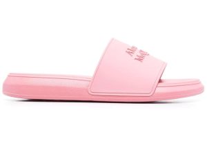Alexander McQueen Logo Slides Pink Pastel (W) (666983W4QS05483)