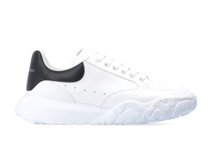 Alexander McQueen Oversized Court Trainer White Black (634619WIA999061)