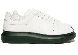Alexander McQueen Oversized Sneaker White Green Sole (553680WHTQ49448)