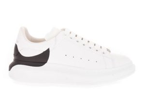 Alexander McQueen Oversized White Black Heel (645863WHZ4L9061)