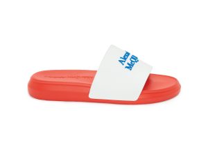 Alexander McQueen Pool Slide Electric Blue (663564W4QS09124)