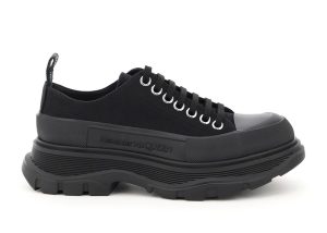Alexander McQueen Tread Slick Low Lace Up Black (W) (611705 W4MV2 1000)