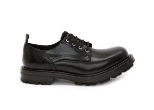 Alexander McQueen Worker Lace Up Black (652663WHZ801000)