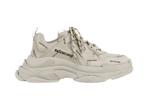 Balenciaga All Over Logo Triple S Beige (W) (524039W2FA19710)
