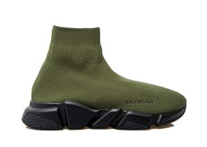 Balenciaga Speed Trainer Khaki Black (645056 W2DB1 3310)