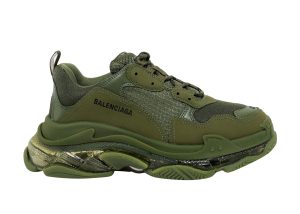 Balenciaga Triple S Clear Sole Dark Green (541624W2GA12325)