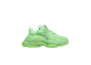 Balenciaga Triple S Soft Neon Green Clear Sole (W) (544351W2CF13801)