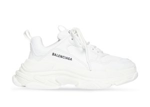 Balenciaga Triple S Synthetic Leather Triple White (W) (524039W2FA59000)