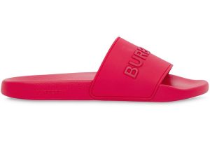 Burberry Embossed Logo Slides Bright Red (80417371)