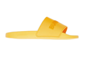 Burberry Embossed Logo Slides Yellow (80436901)