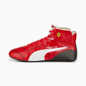 Puma Scuderia Ferrari Speedcat Pro Replica Driving Shoes Zwart/Rood/Wit (307154-01)