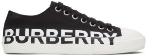 Burberry Black & White Larkhall M Logo Sneakers (8018270)