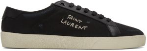 Saint Laurent Black Court Classic Sneakers (611106GUP50)