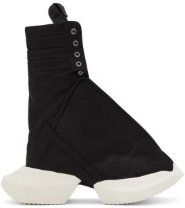Rick Owens Drkshdw Black Megaturbo Dunk Sneakers (DU01B7831 NBRB)
