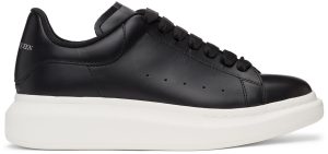Alexander McQueen Black Oversized Sneakers (645897WHZN0)