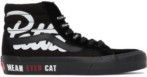 Vans Black Patta Edition Vault Mean Eyed Cat SK8-HI Sneakers (VN0A4BVH5X0)