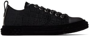Giuseppe Zanotti Black Velvet Sneakers (RU10016-89706)
