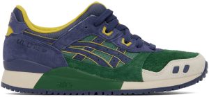 Asics Green & Purple Gel-Lyte III OG Sneakers (1201A526.300)
