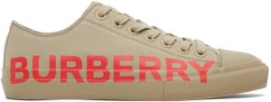 Burberry Khaki Larkhall Sneakers (8037649)