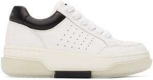 AMIRI White & Black Stadium Low Sneakers (PS22WFS004-111)