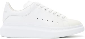 Alexander McQueen White & Blue Gradient Oversized Sneakers (645867WHZ4N)