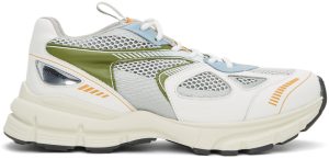 Axel Arigato White & Green Marathon Sneakers (33071)