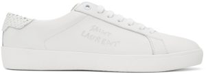 Saint Laurent White Court Classic SL/06 Sneakers (650003 0ZS11)