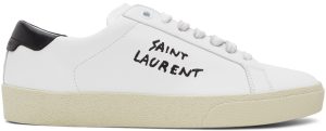 Saint Laurent White Court Classic Sneakers (610649 08G10)