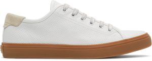 Saint Laurent White Larry Low-Top Sneakers (649261 1JZ13)