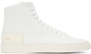 Common Projects White Recycled Nylon Tournament High Sneakers (5209)