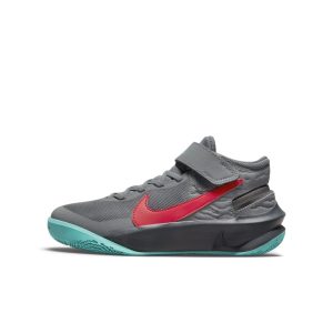 Nike Team Hustle D 10 FlyEase voor kids Grijs (DD7303-008)