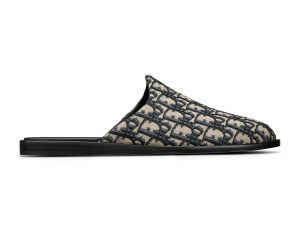 Dior Indior Mule Beige Black Dior Oblique Jacquard (3SA097ZJU_H961)